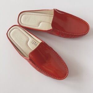 Tod's Patent Leather Gommini Slip-On Loafer/Mule